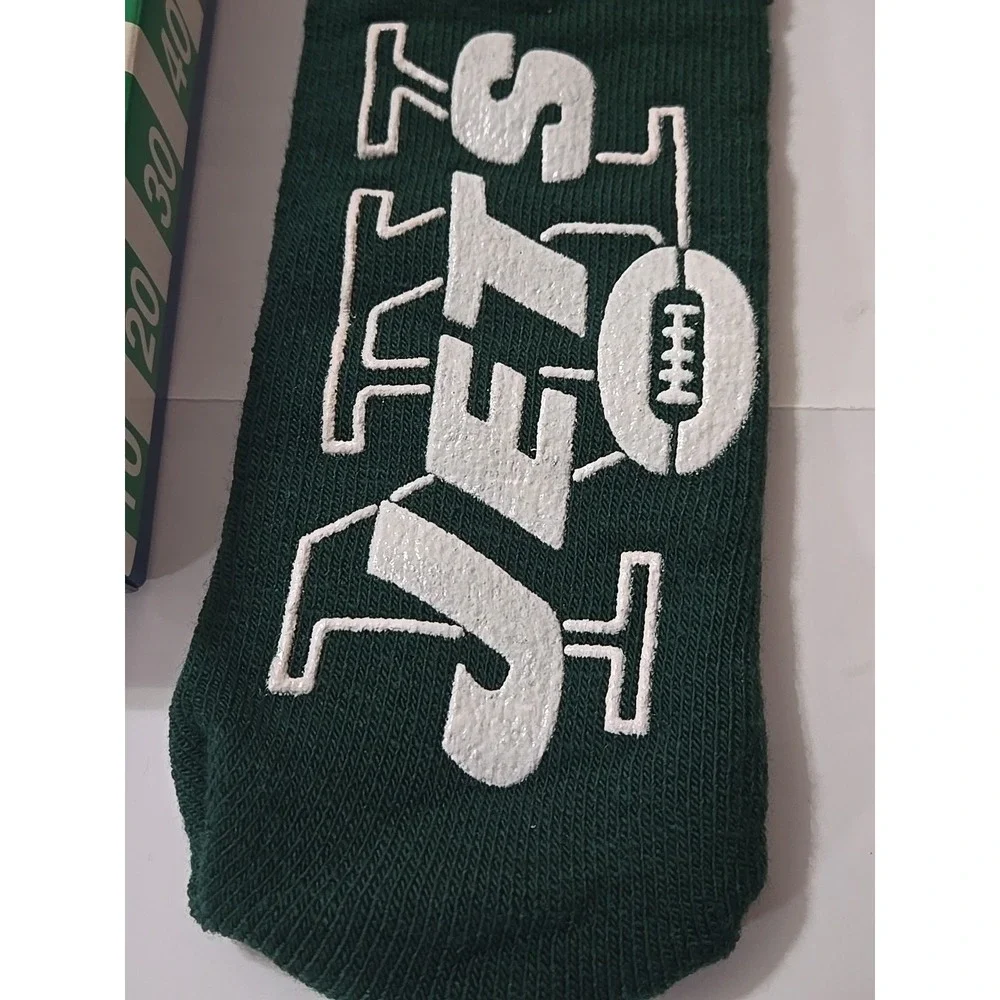 Rare 1998 New York Jets Slipper Socks  Deadstock NWT  Footwear Inc NFL Deadstock